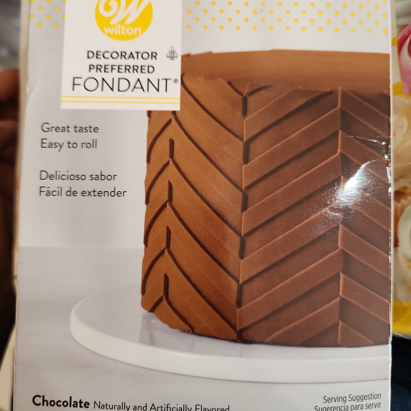 Fondant maron