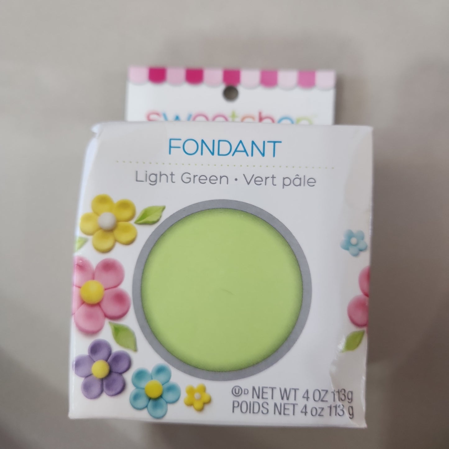 Fondant verde palido