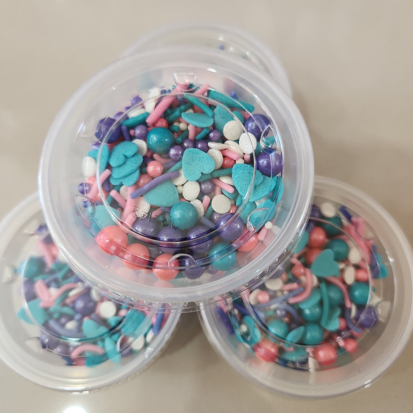 Grajea de corazones morados