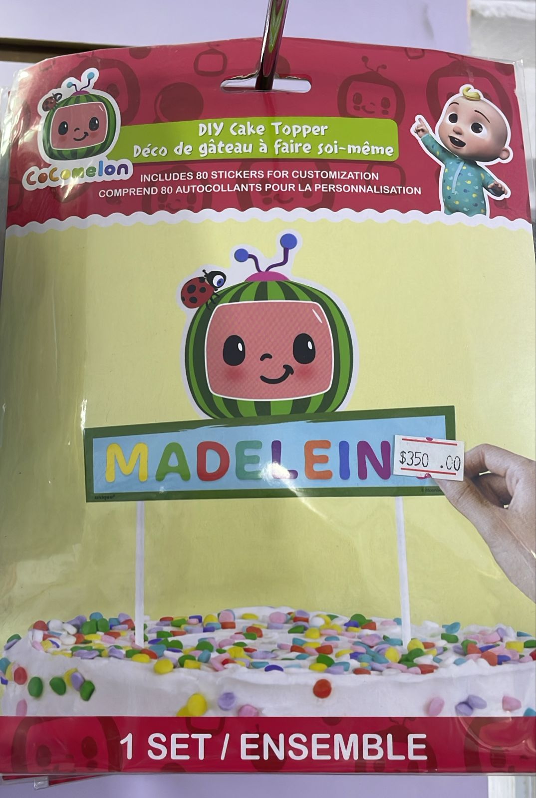 Topper de cocomelo 1 set