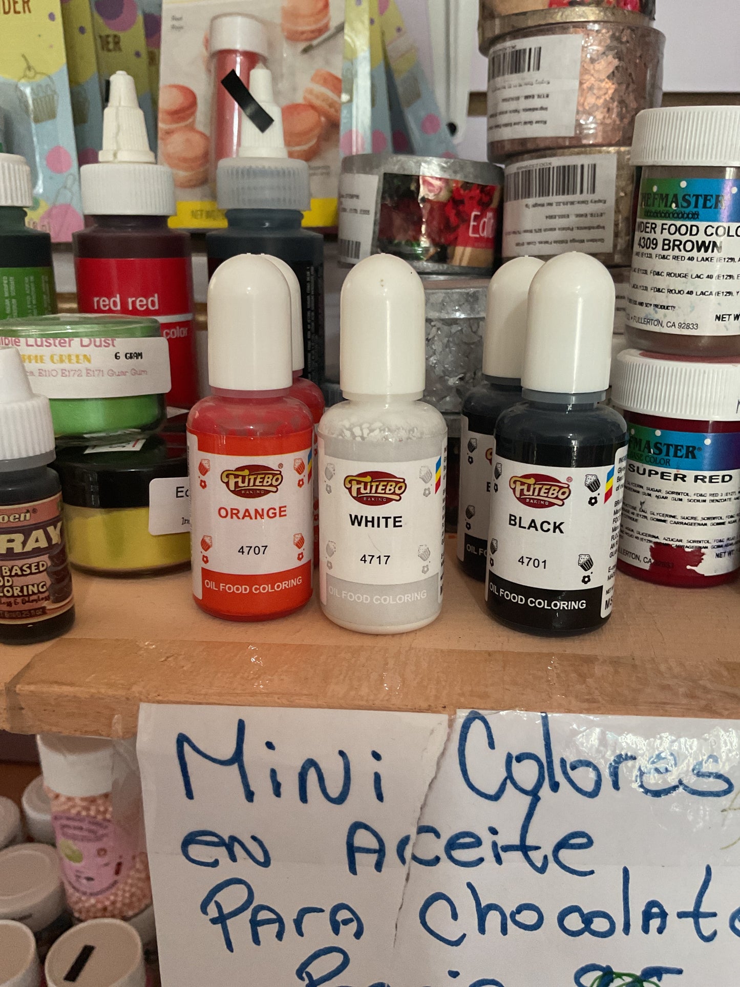 Colorantes en aceite FUTEBO