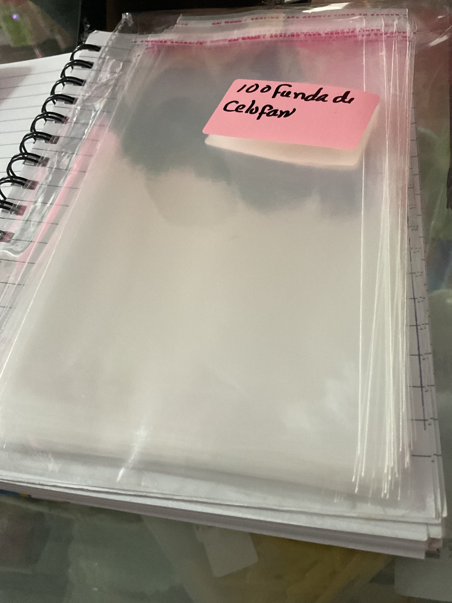 Funda de Celofán 100 unida