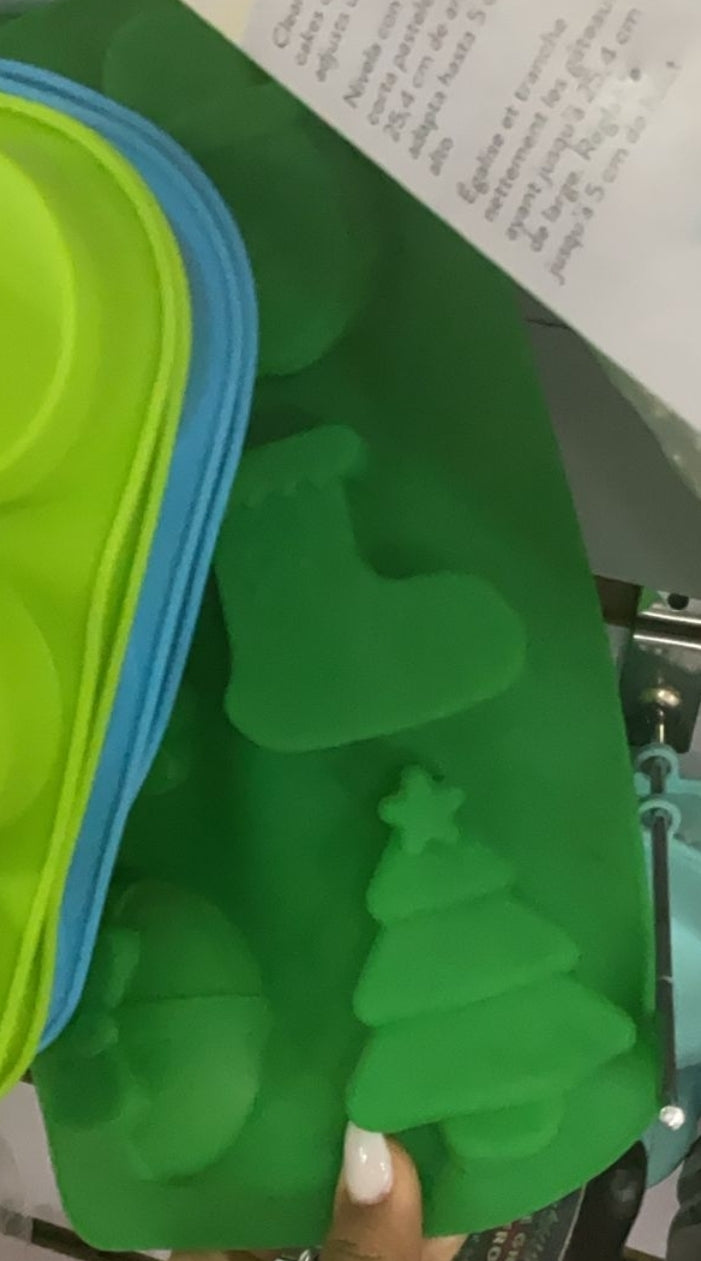 Molden de silicone Navidad