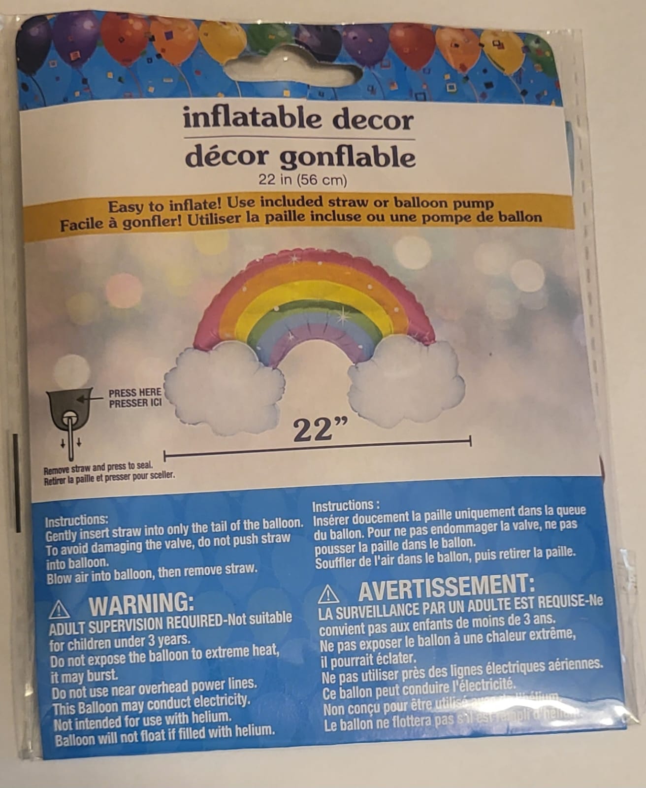 decoración inflable