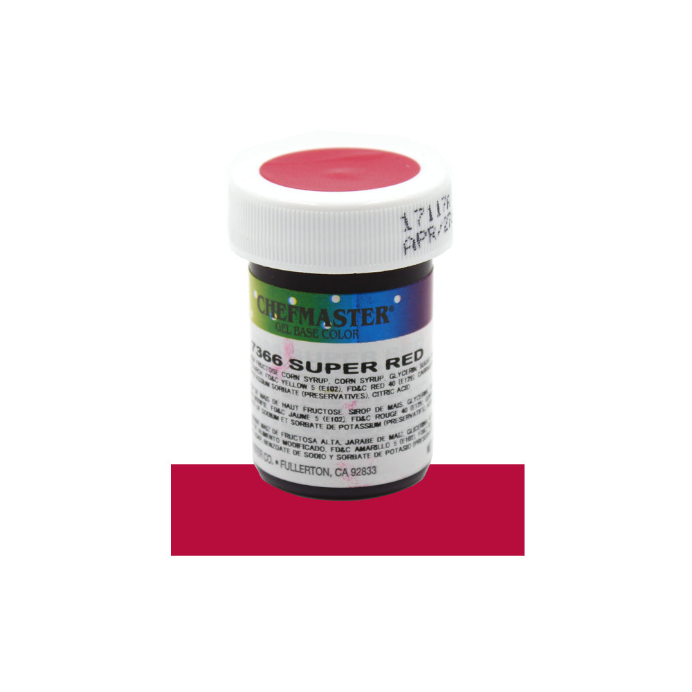 Color Gel Super Rojo 1 oz Chefmaster