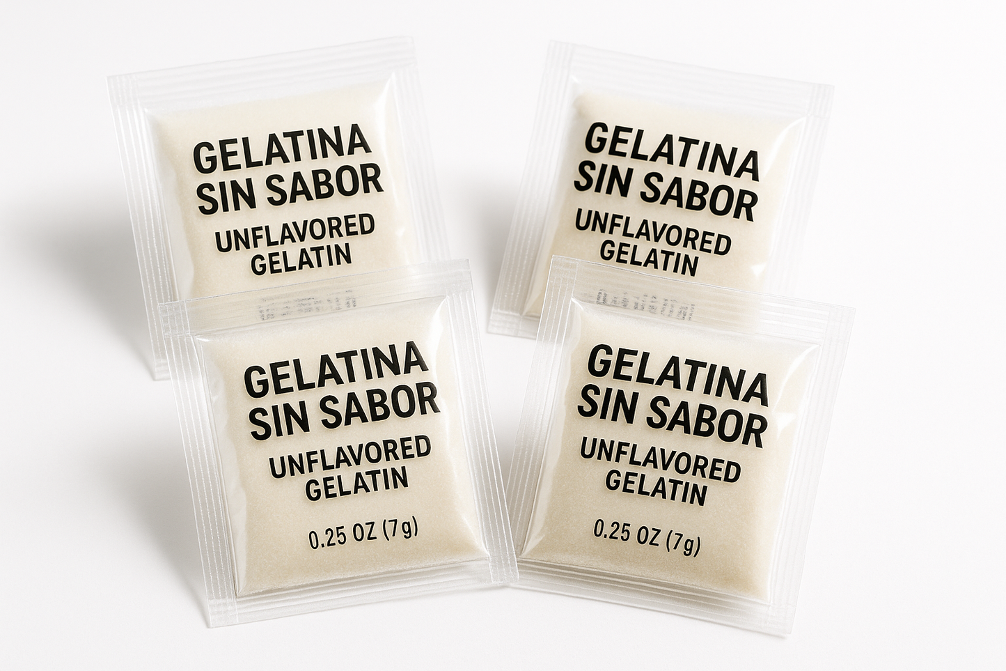 Gelatina sin sabor
