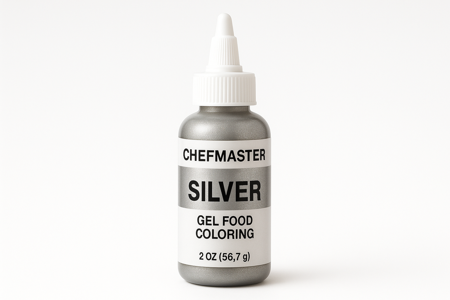 Color chefmaster platiado en gel 2 oz