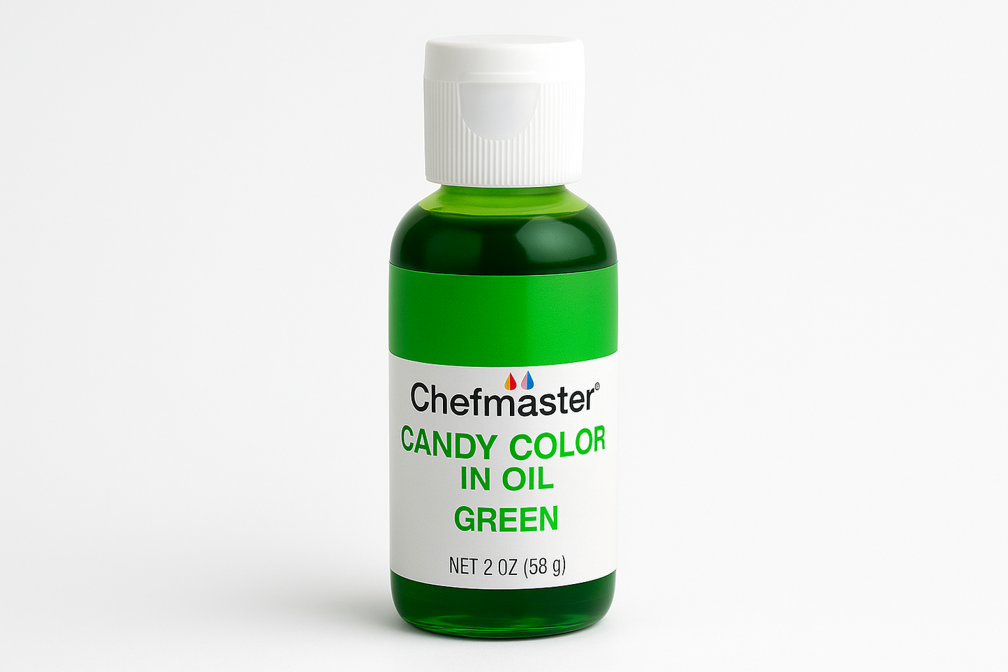 Color Candy color chefmaster verde en aceite 2 oz