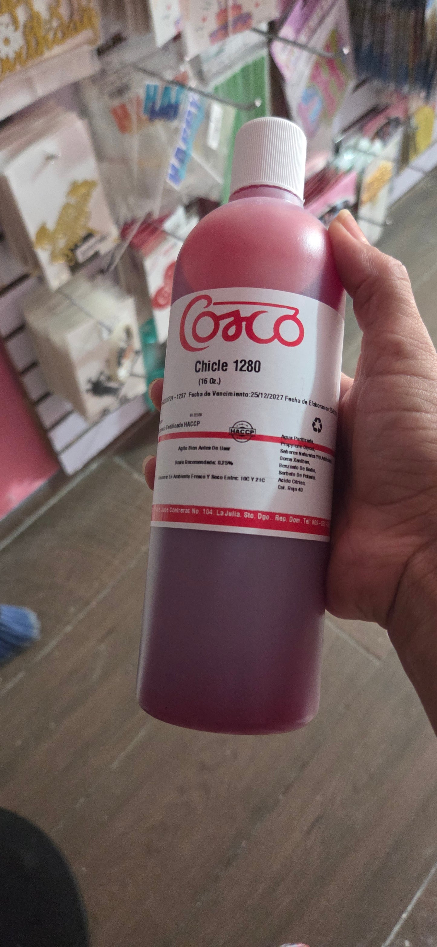 Esencia de chicle
