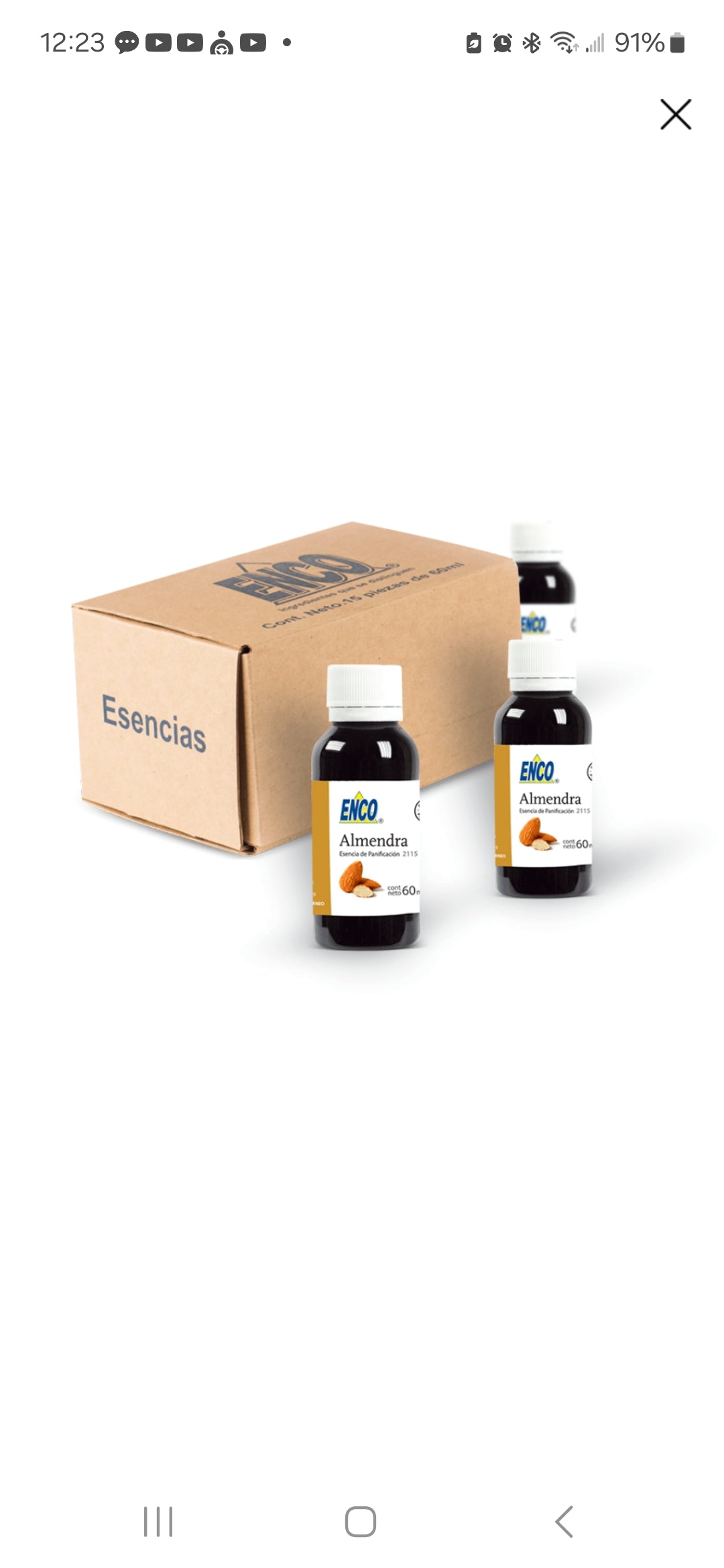 Esencia Almendra Frasco 0.13 lbs