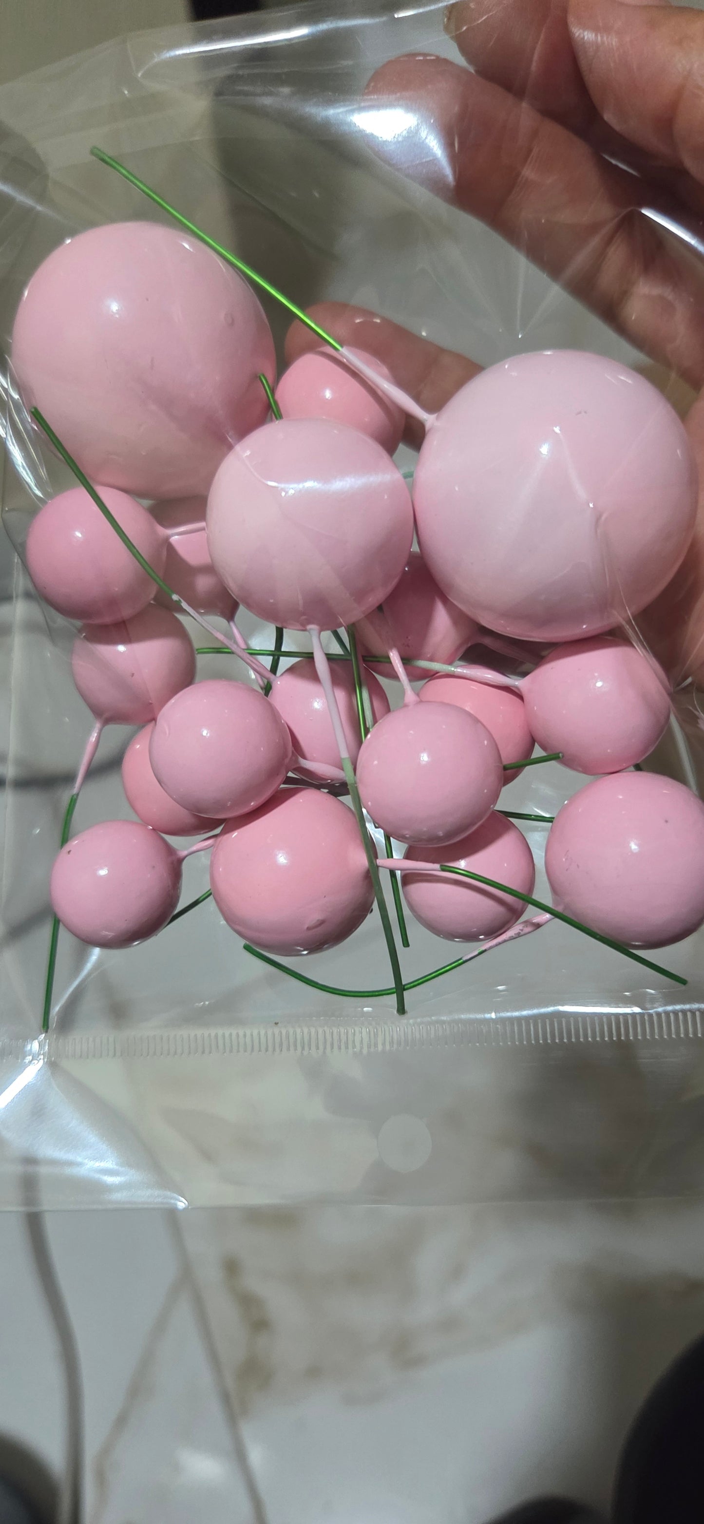 Bolas decorativa Rosadas,