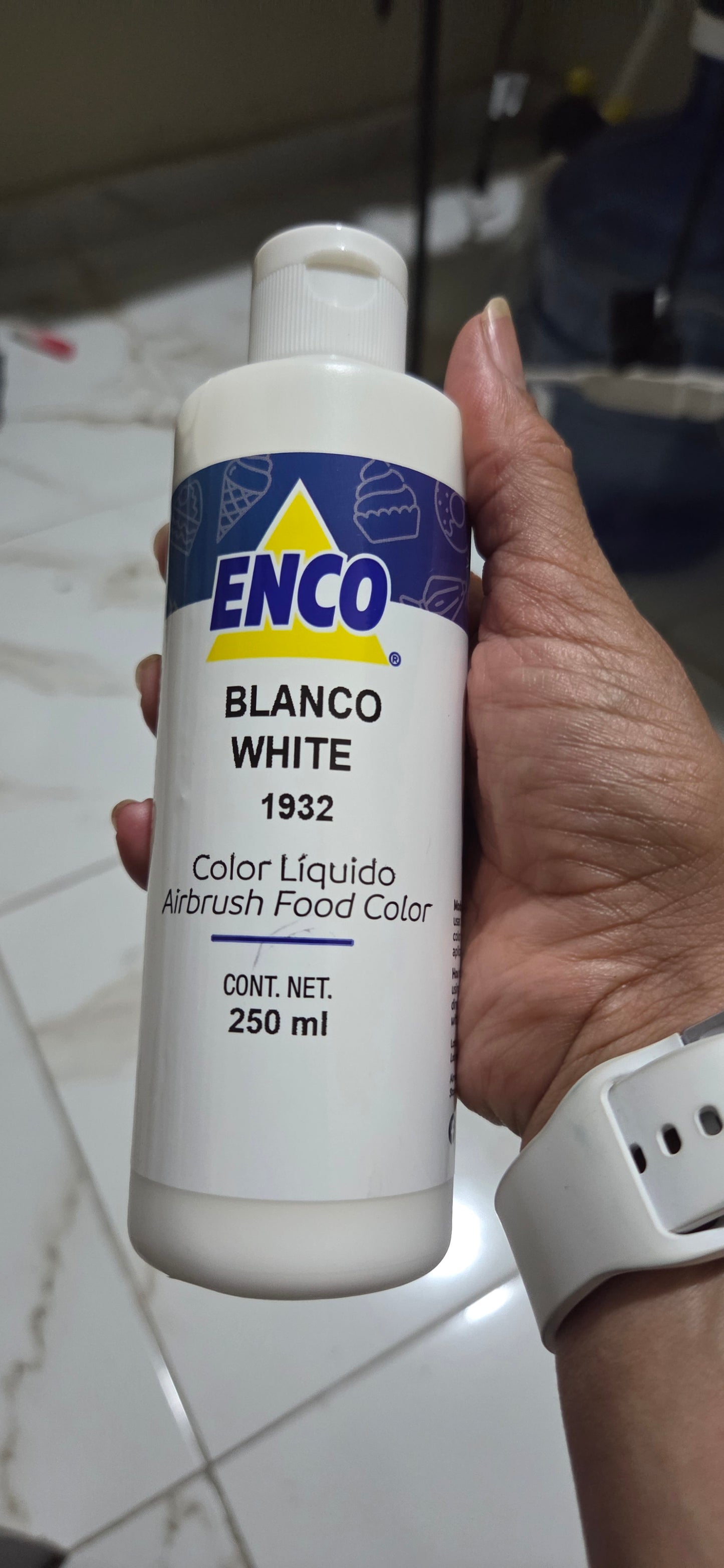 Enco blanco Aerografo