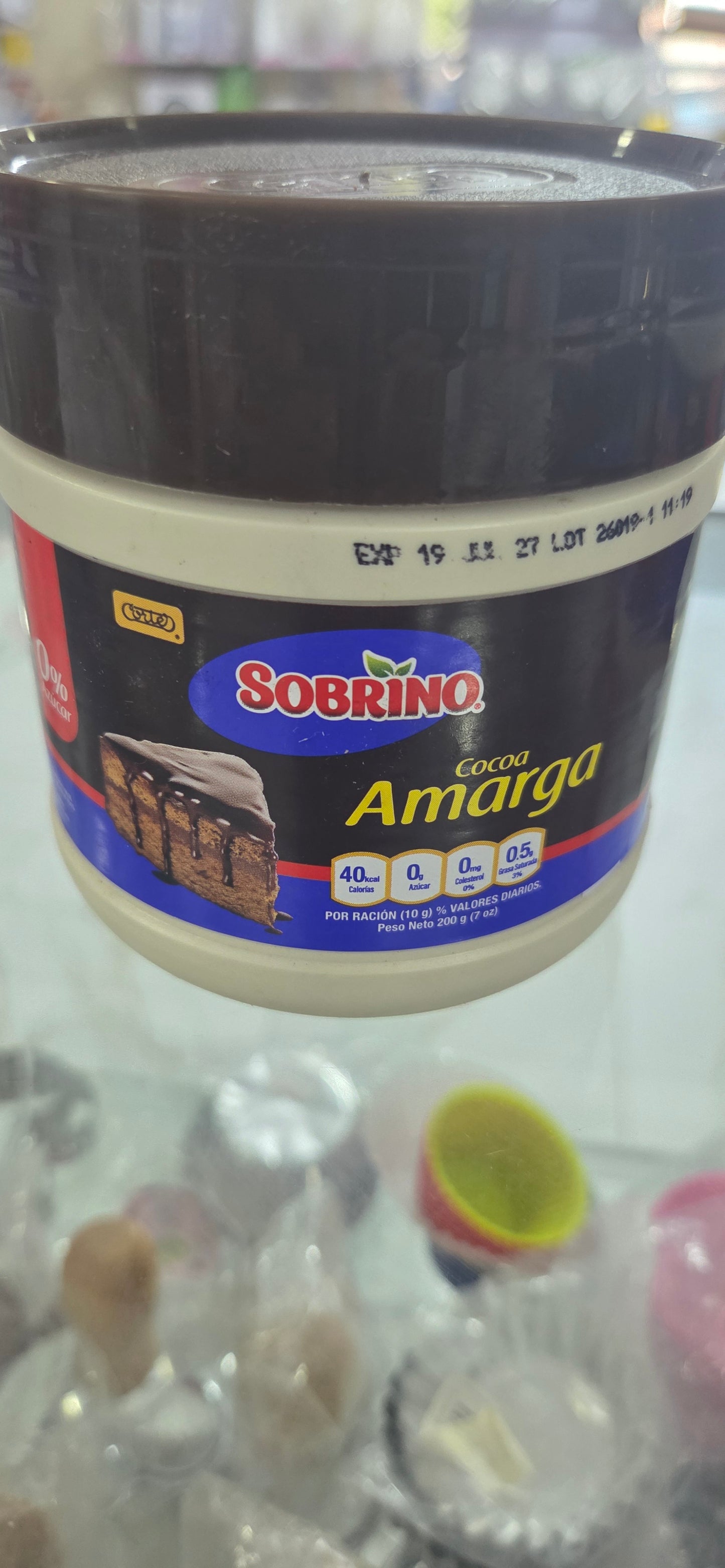 Cocoa amarga Sobrino 8 onzas