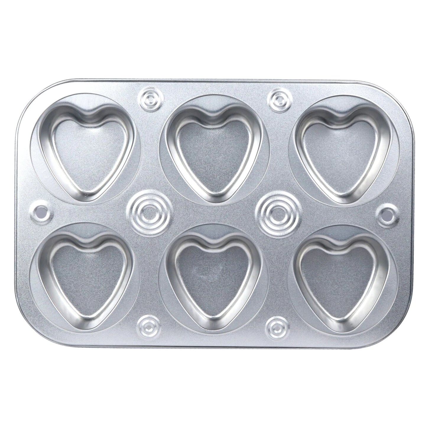 Moldes para muffins en forma de corazón