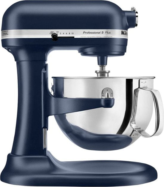 KitchenAid - Batidora de pie Pro 5 Plus de 5 cuartos de galón con elevador - azul