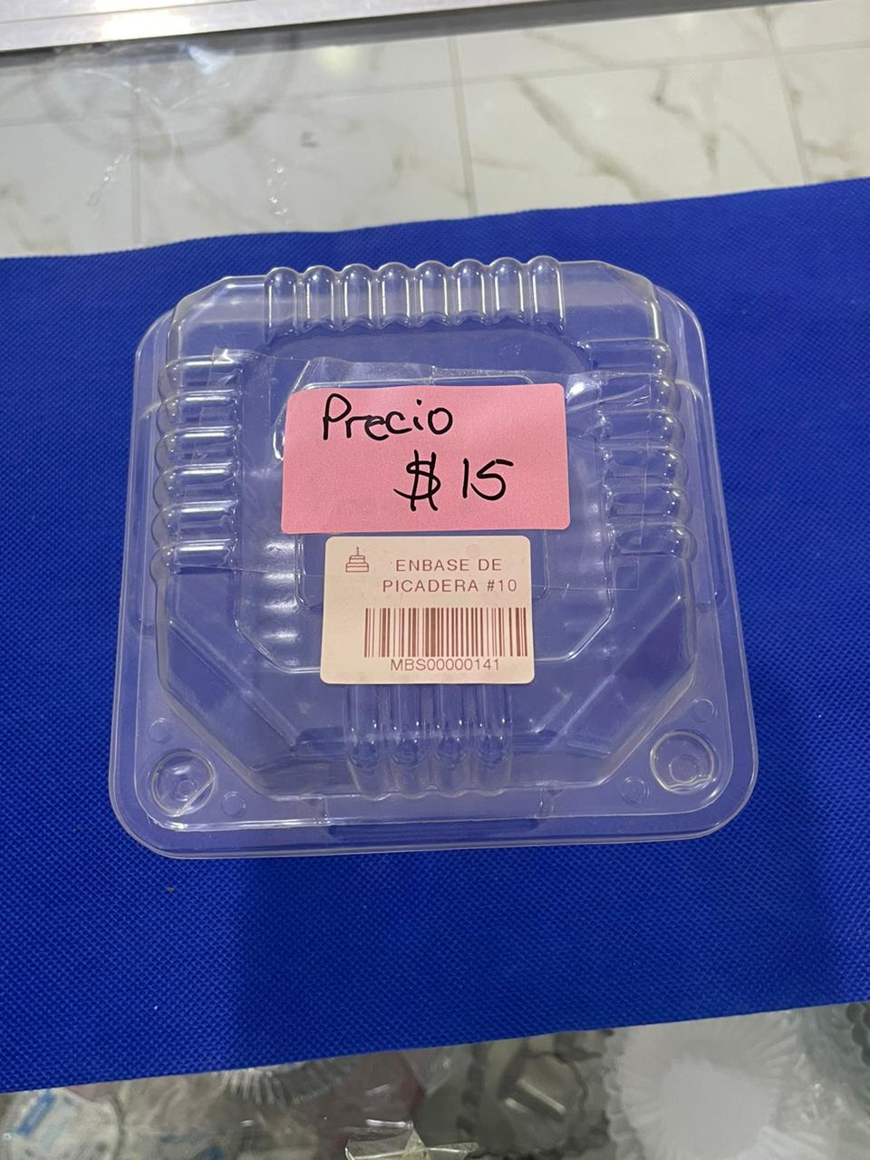 Envase cuadrado plástico