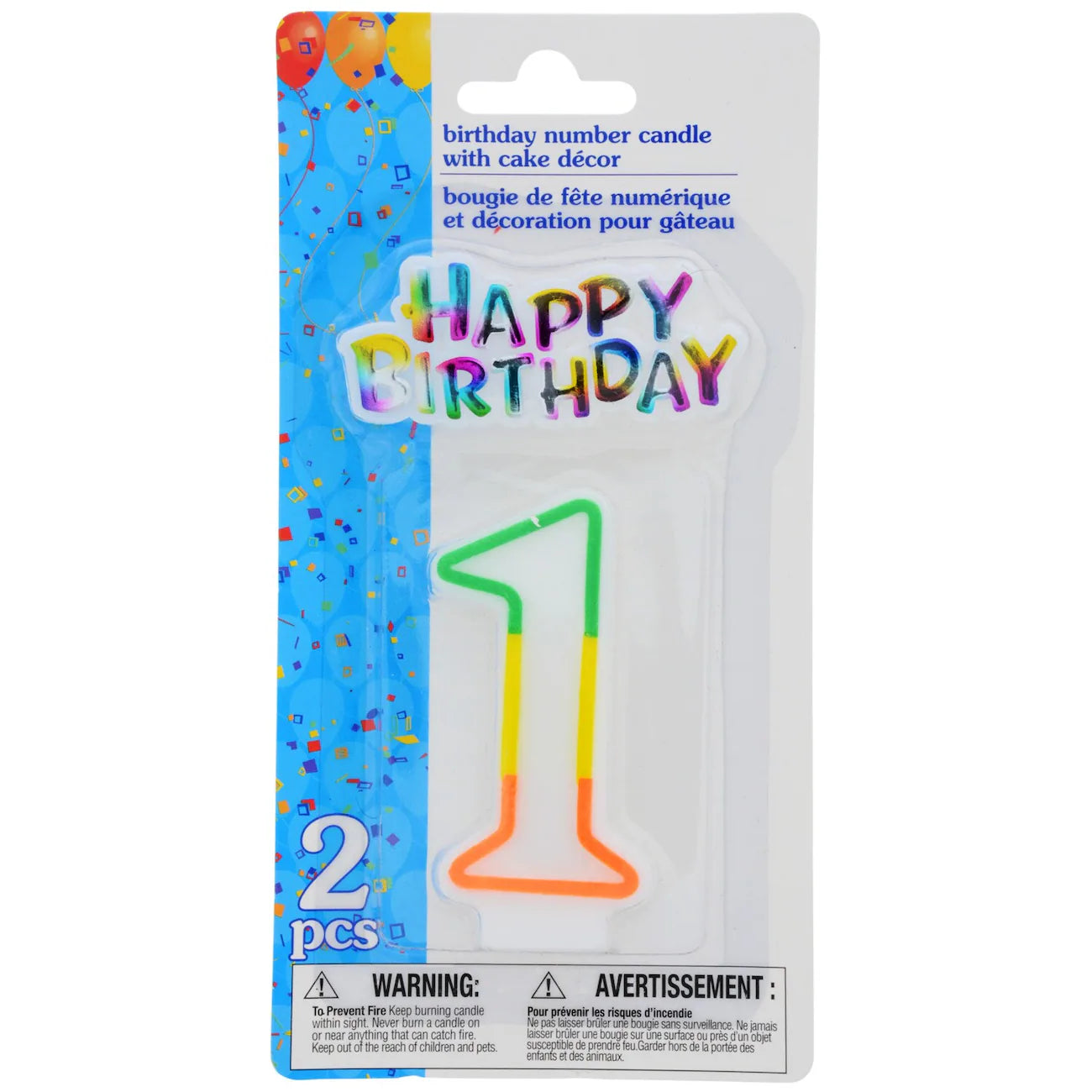 Velas Happy Birthday con decoración para pastel, 2 u. Conjuntos