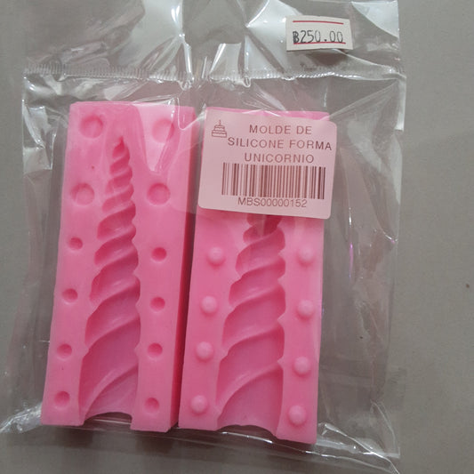 Molde cuerno de unicornio