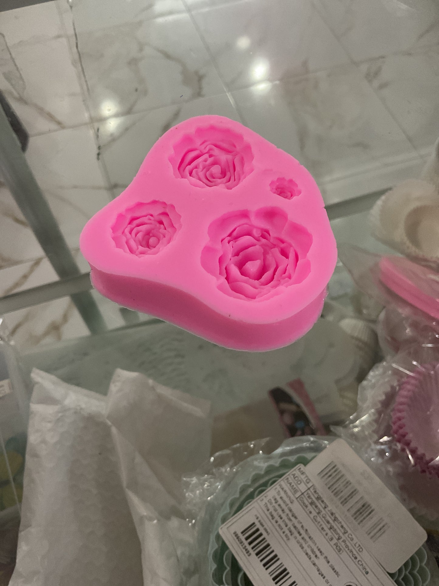 Moldes de silicona de flores