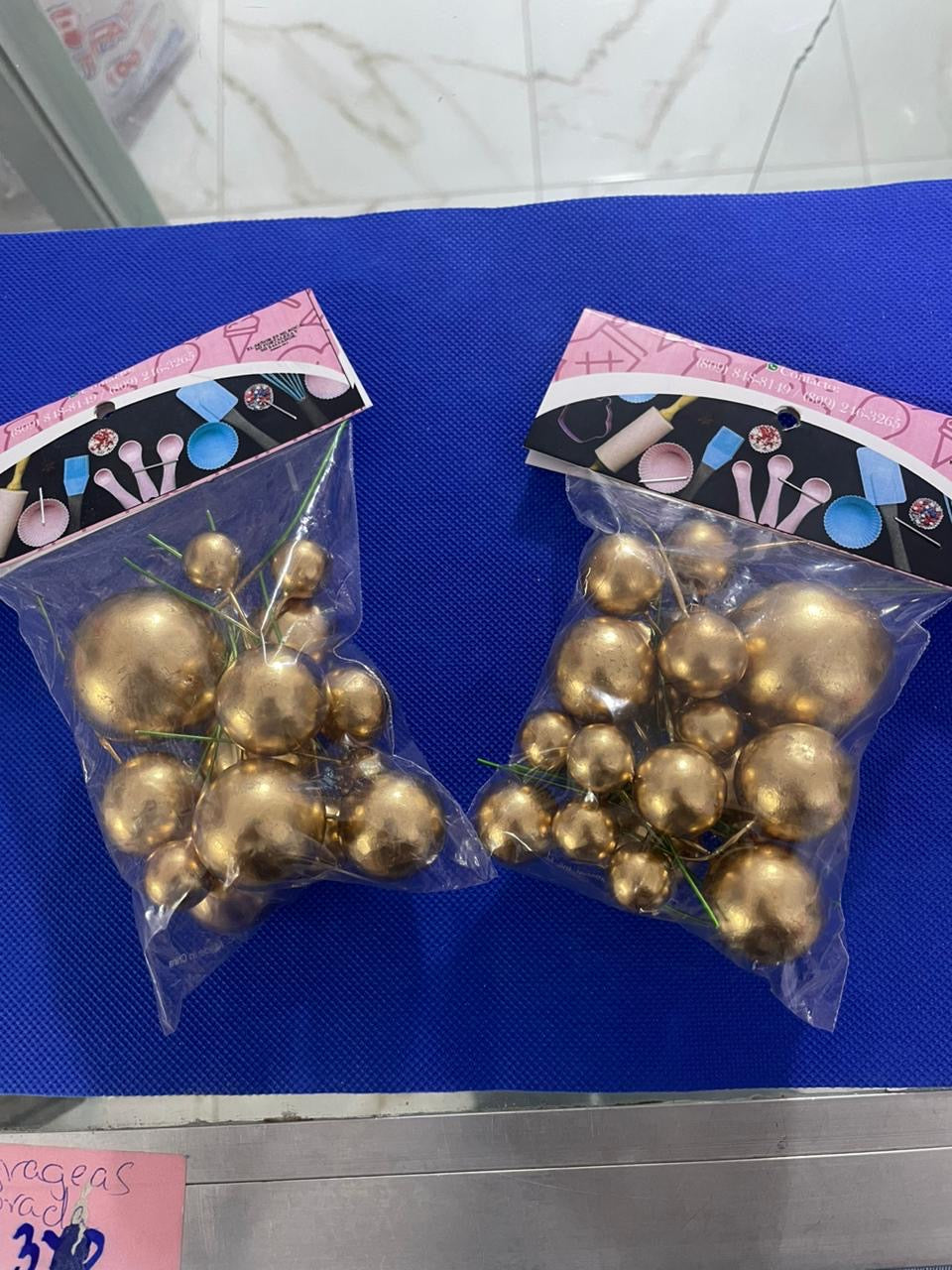 Bolas doradas