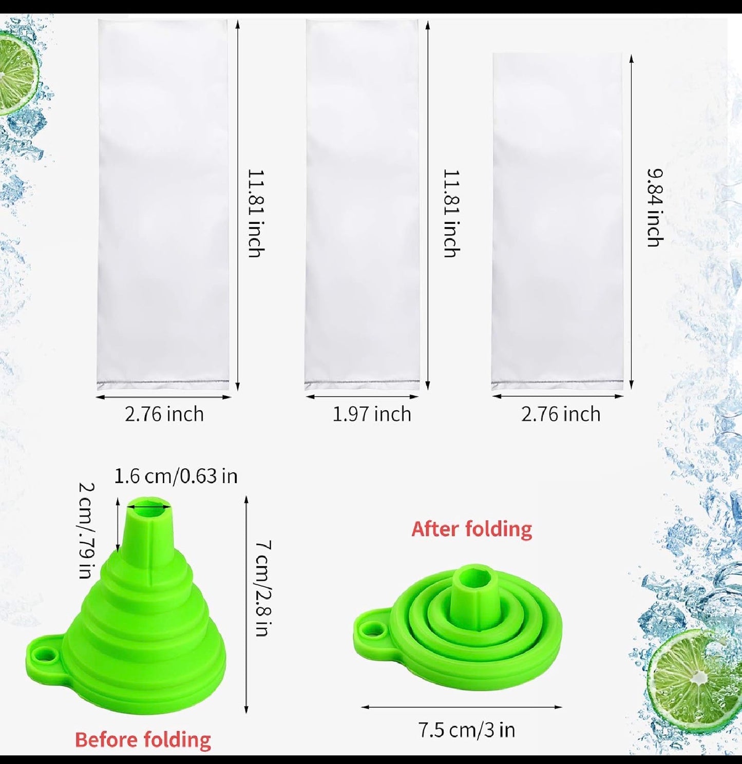 funda de helado 25 unidades