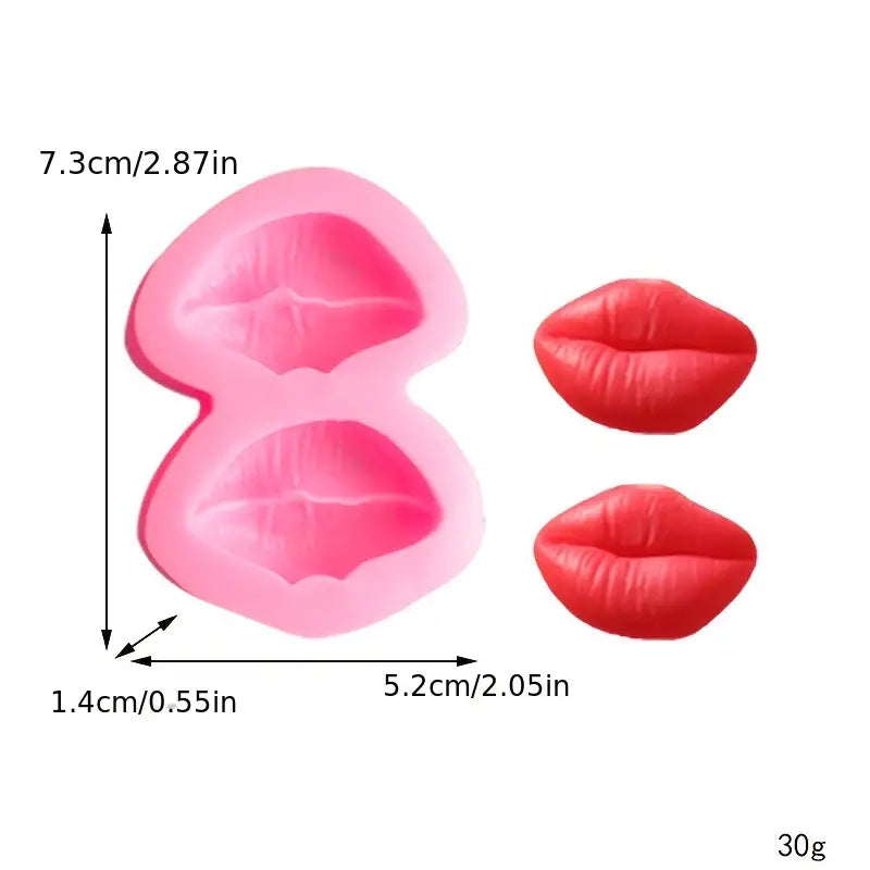Juego de moldes de silicona para pasteles de San Valentín