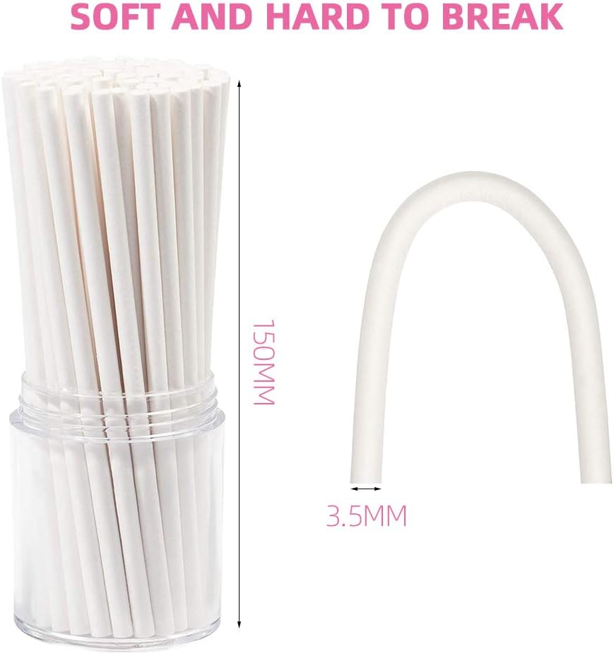 palo cake pop para paletas de papel 6" x 5/32"