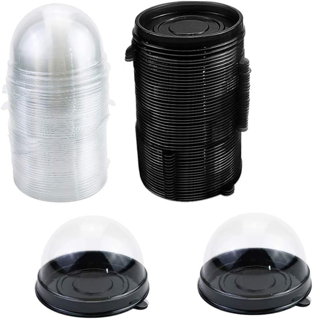 ENVASE PARA POSTRES DE FORMA DE CUPULA 2 X 2