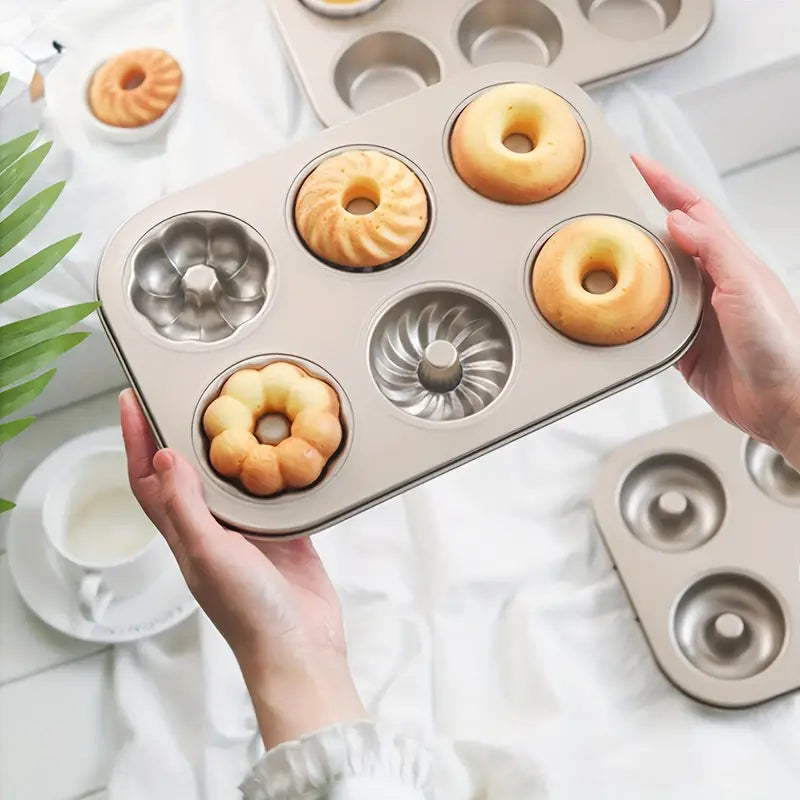 molde para hornear donas 6 cavidades