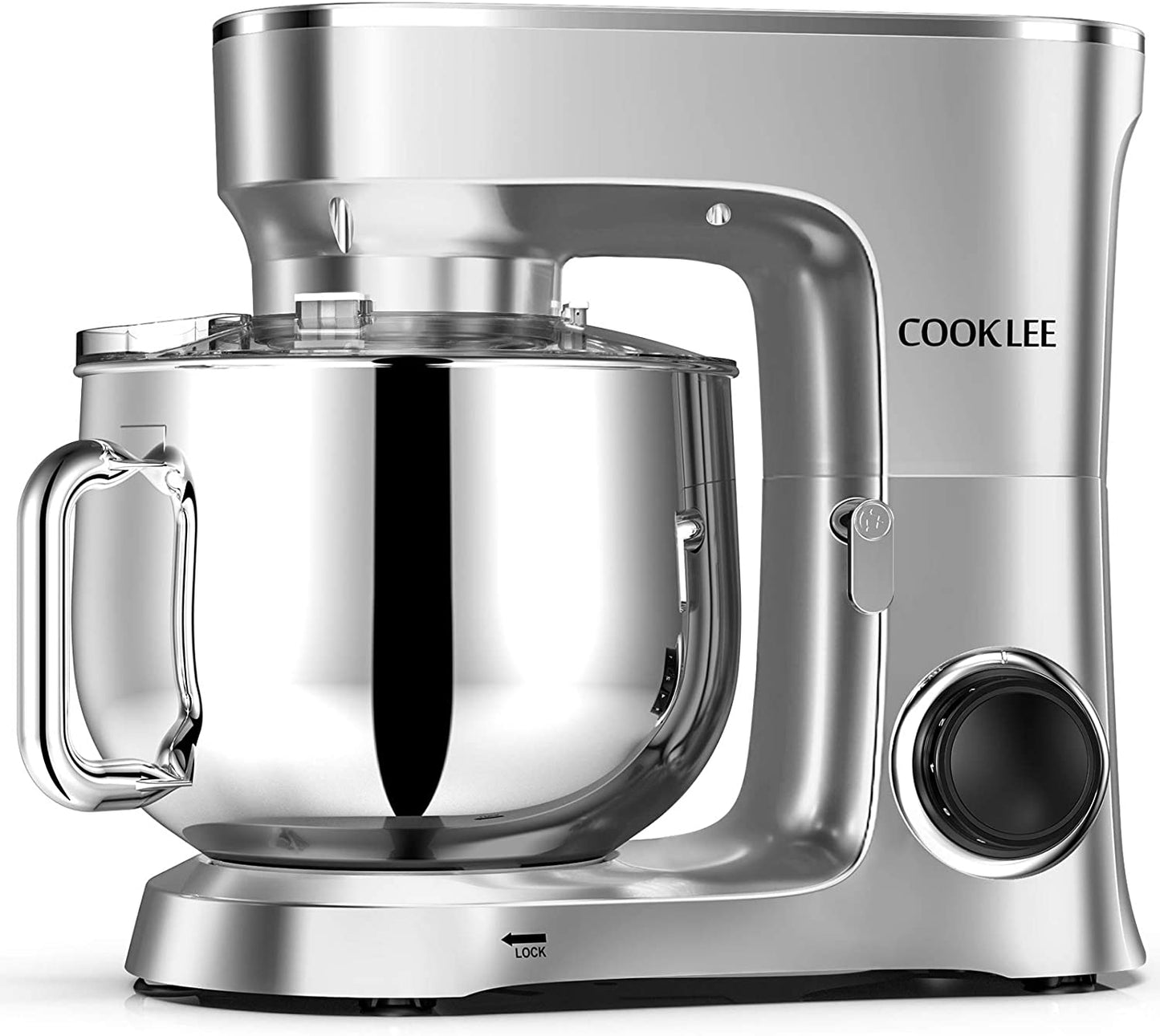 Batidora de pie COOKLEE, 9.5 Qt. Batidora de cocina eléctrica de 660 W y 10 velocidades