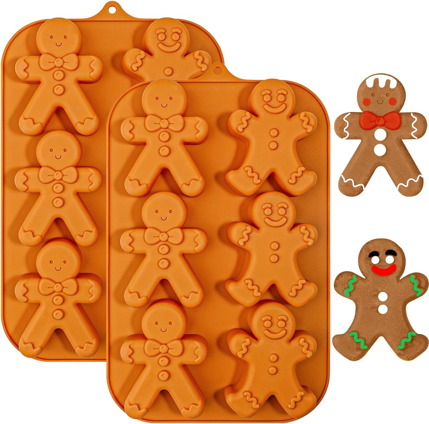 Molden para galletas de jengibre 6 cavidades