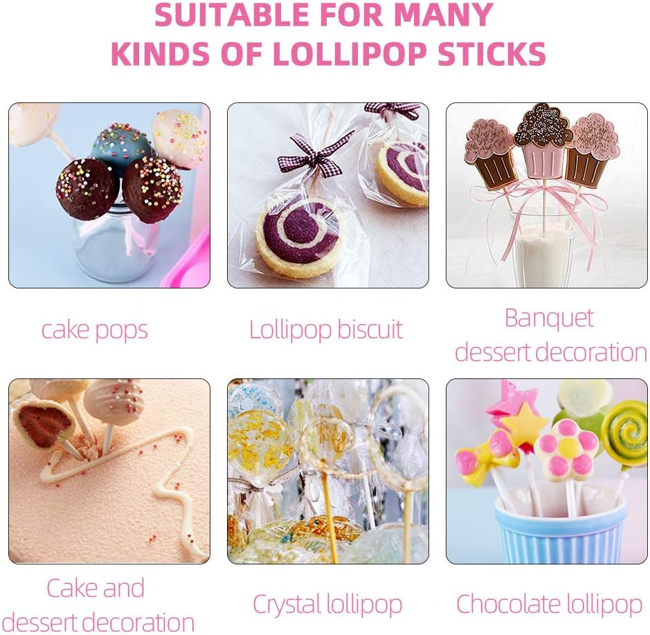 palo cake pop para paletas de papel 6" x 5/32"