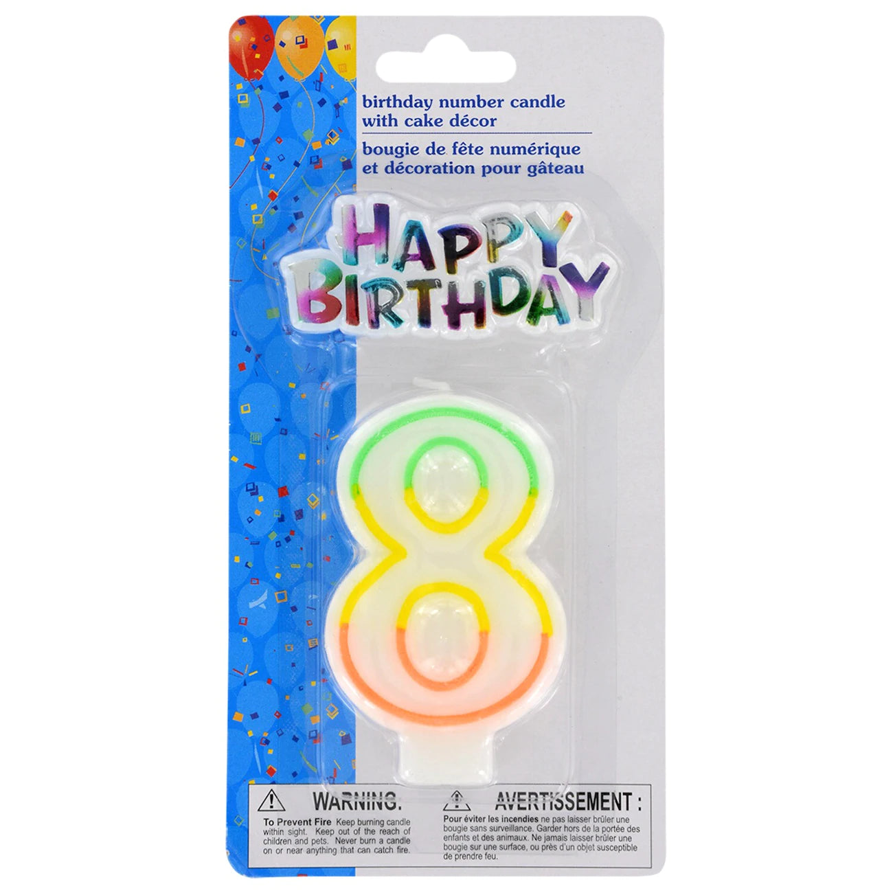 Velas Happy Birthday con decoración para pastel, 2 u. Conjuntos