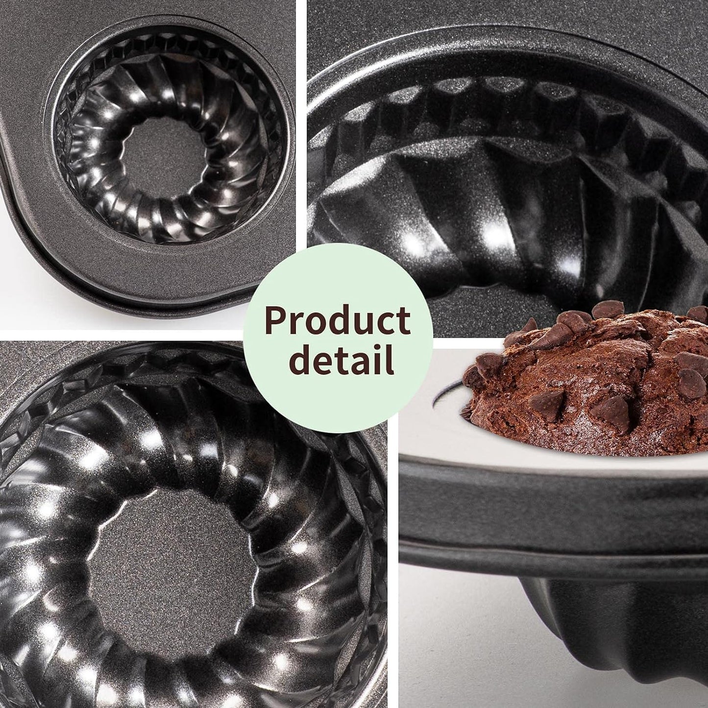 Mini molde para tartas 6 cavidades