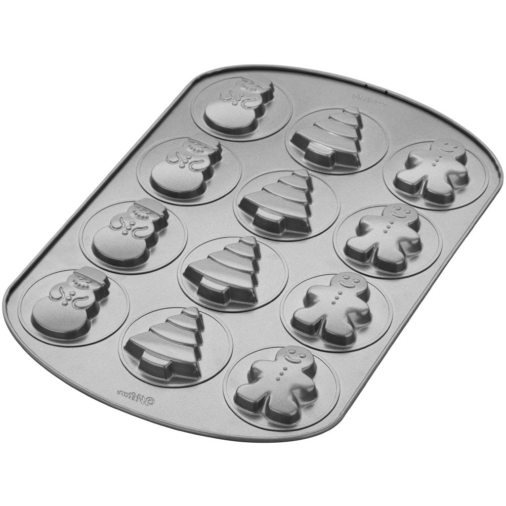 Molde Antiadherente para Galletas 12 Cavidades