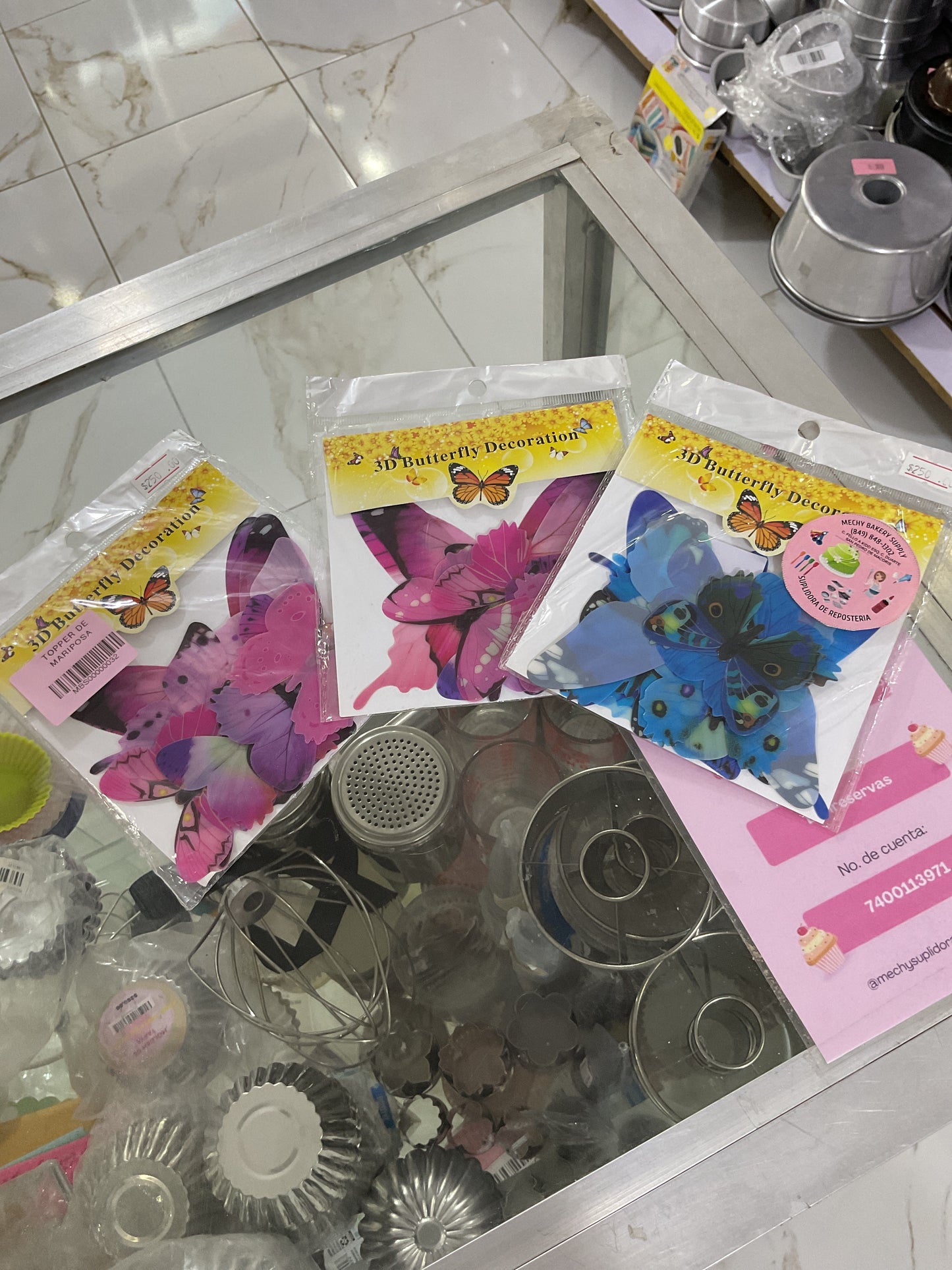 Topper mariposas