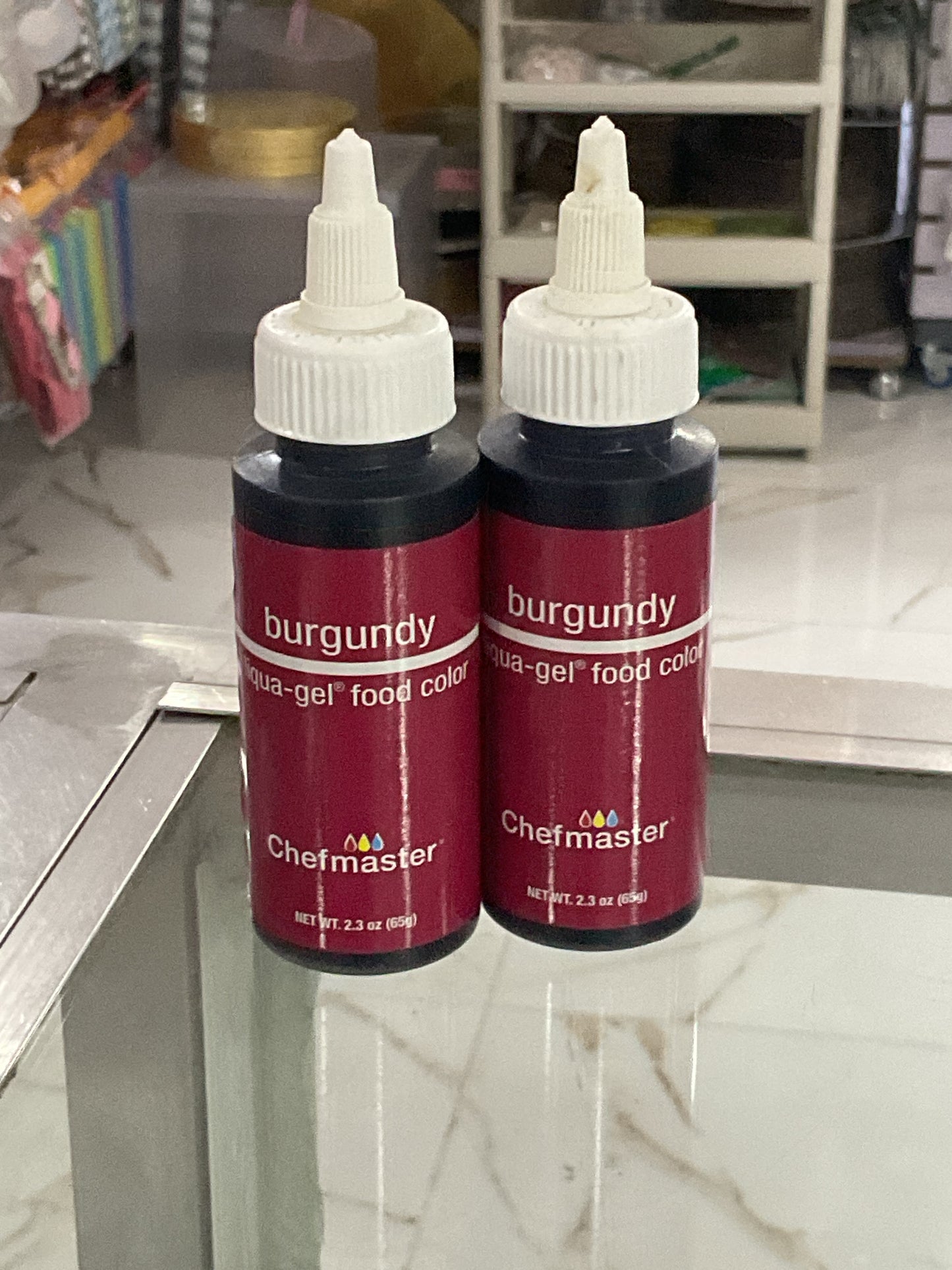 Color chefmaster rojo oscuro en gel 2.3 oz
