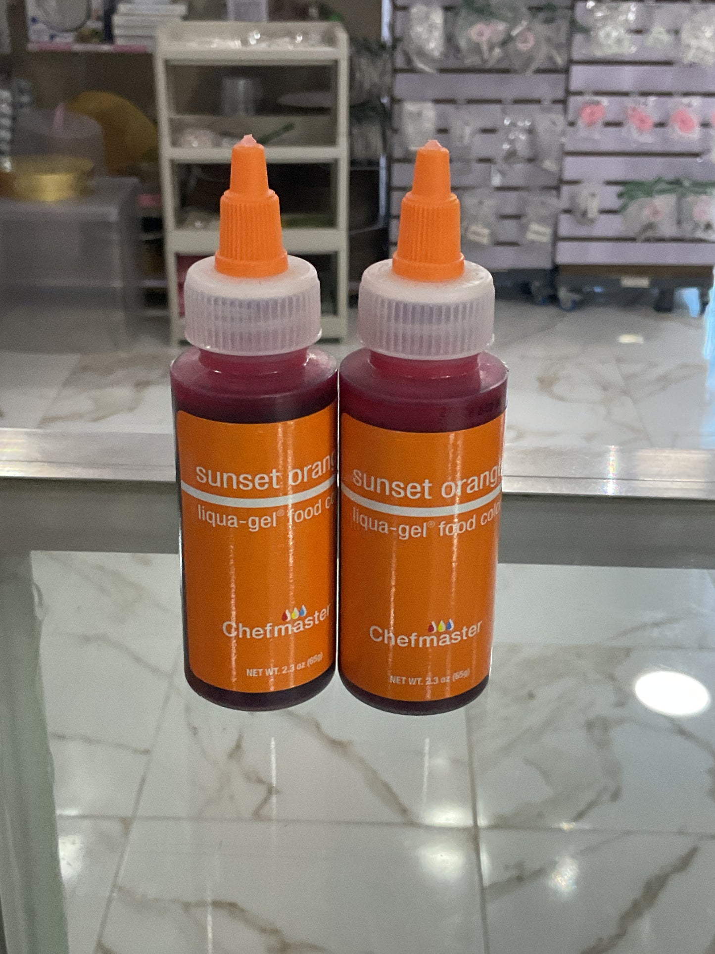 Color chefmaster naranjaen gel 2.3 oz