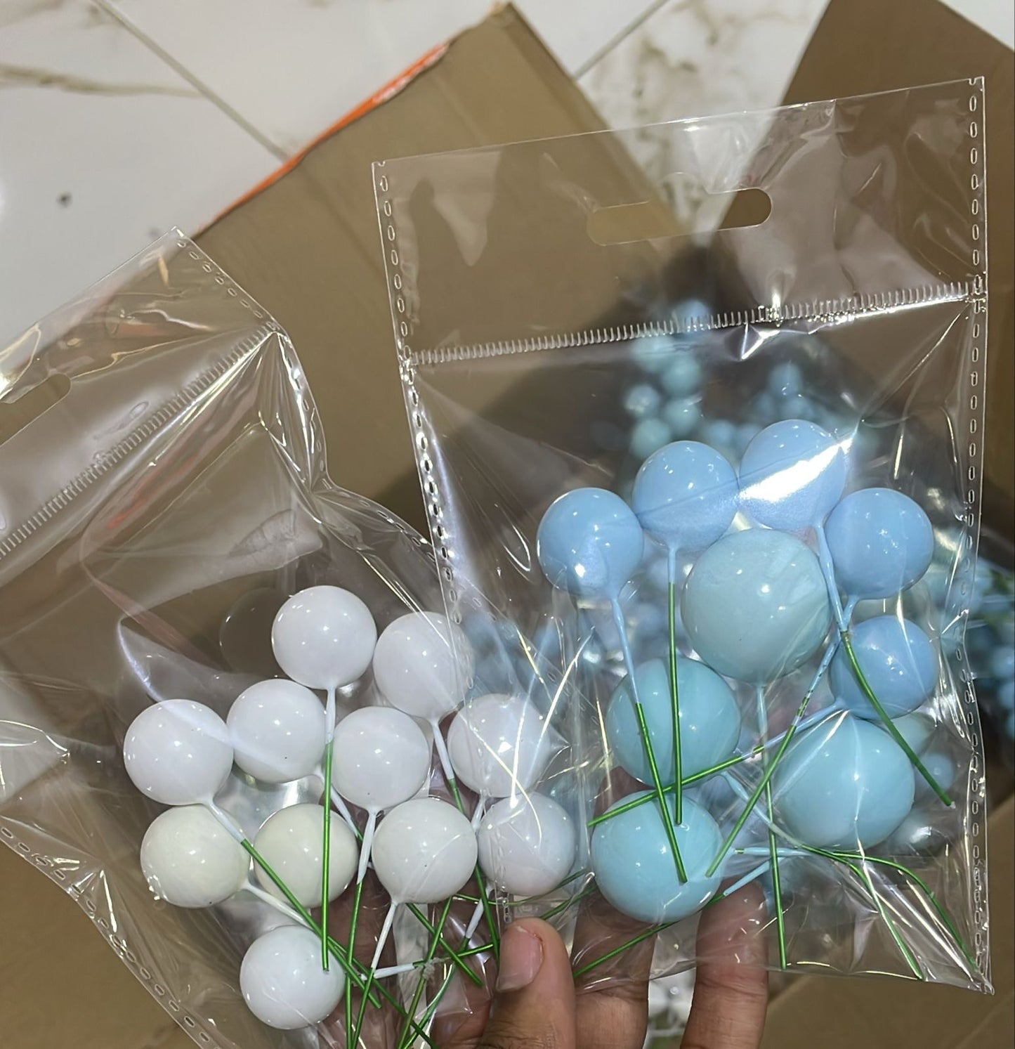 Bolas pequeñas
