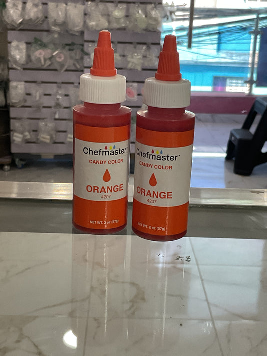 Color Candy color chefmaster naranja en aceite 2 oz