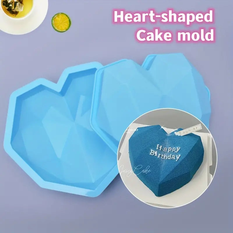 Molde de silicona Corazon para pastel de 1 pieza