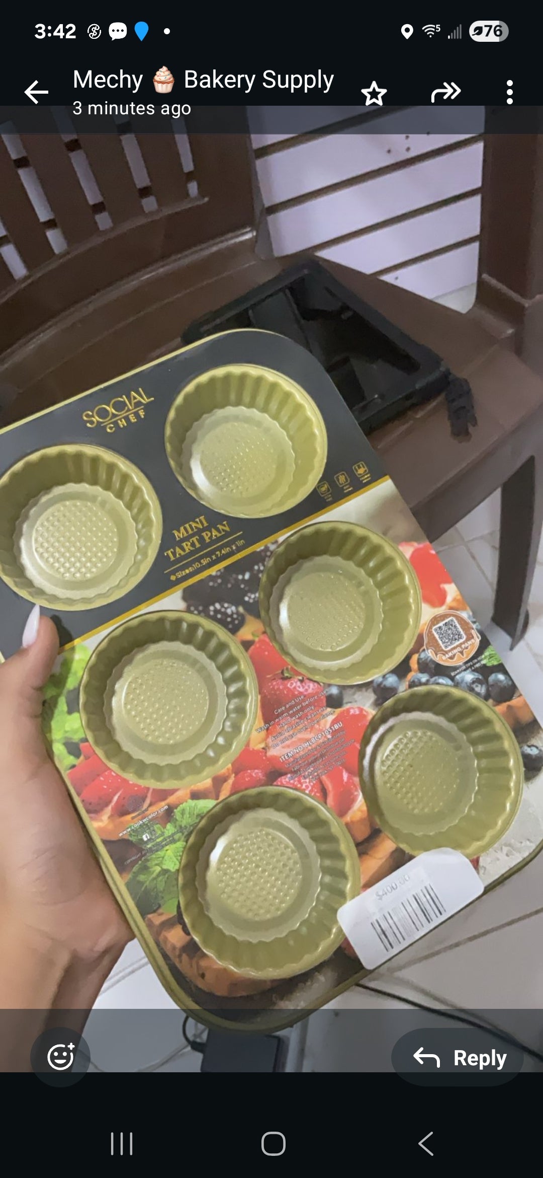 Moldes para tartas Mini Muffin fabricados en Estados Unidos, 12 tazas