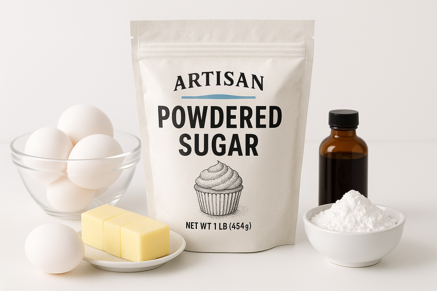 Azúcar Pulverizada Artesano - Con Ingredientes