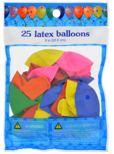 Globos de látex de colores
