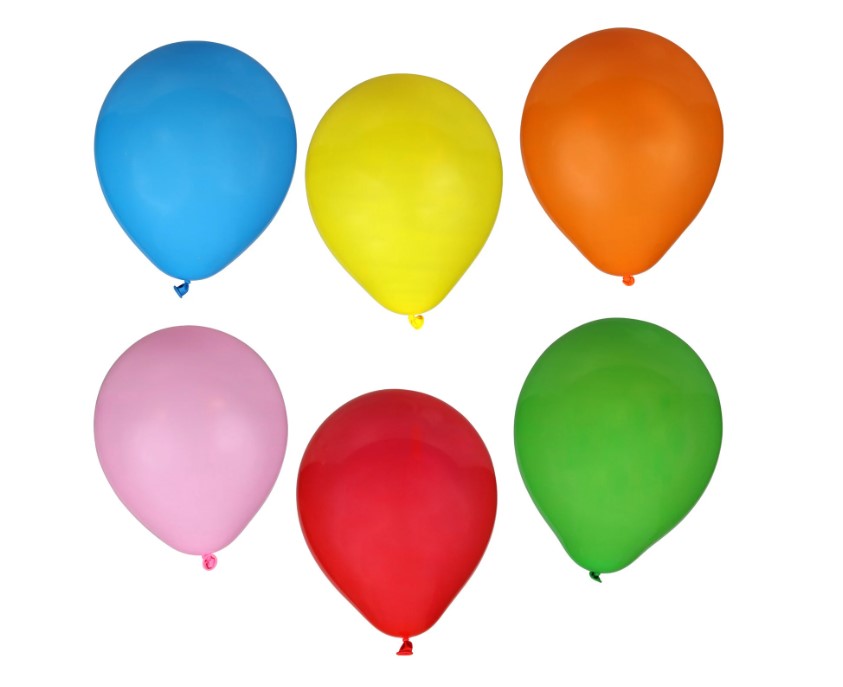 Globos de látex de colores