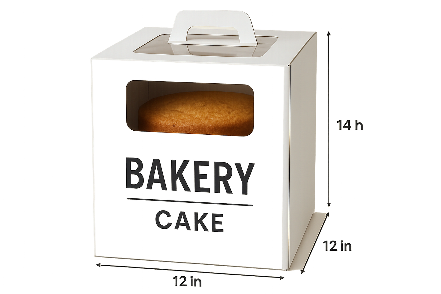 Caja blanca con ventana