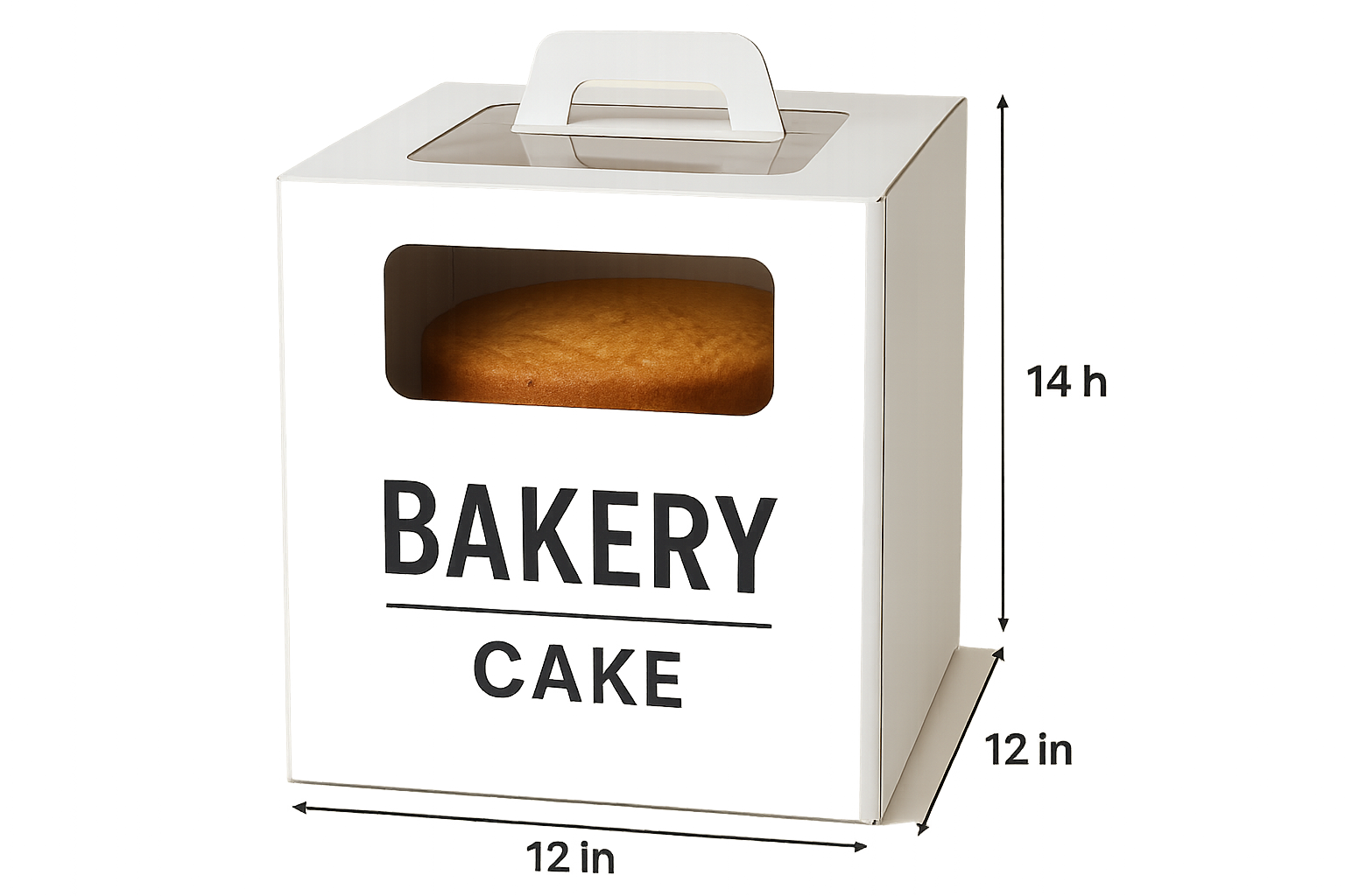 Caja blanca con ventana