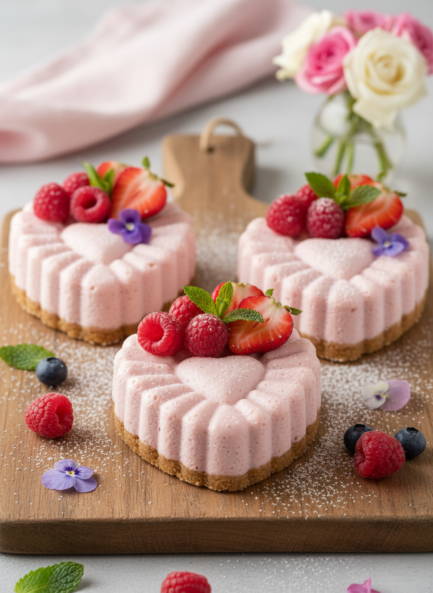 Cheesecakes de fresa