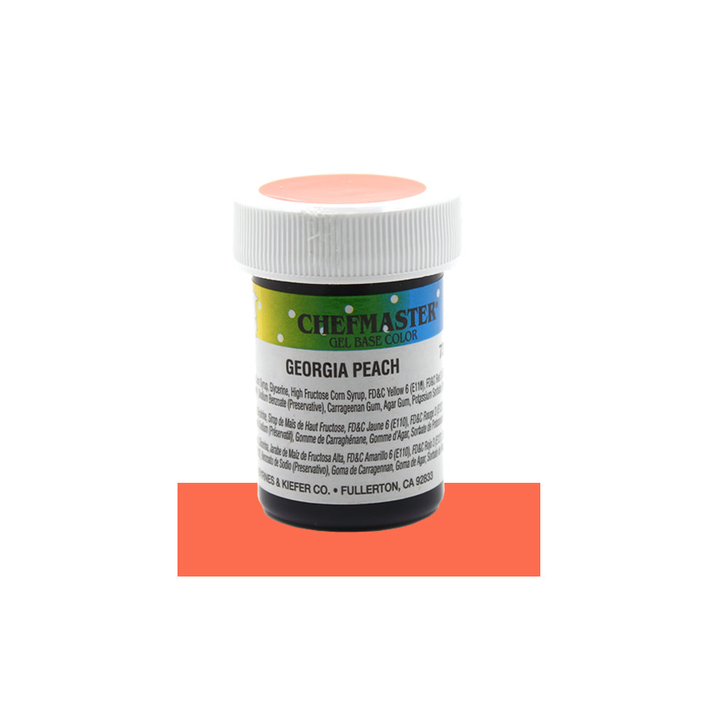 Color Naranja Claro Chefmaster Colorante alimentario en gel concentrado , 1 oz.