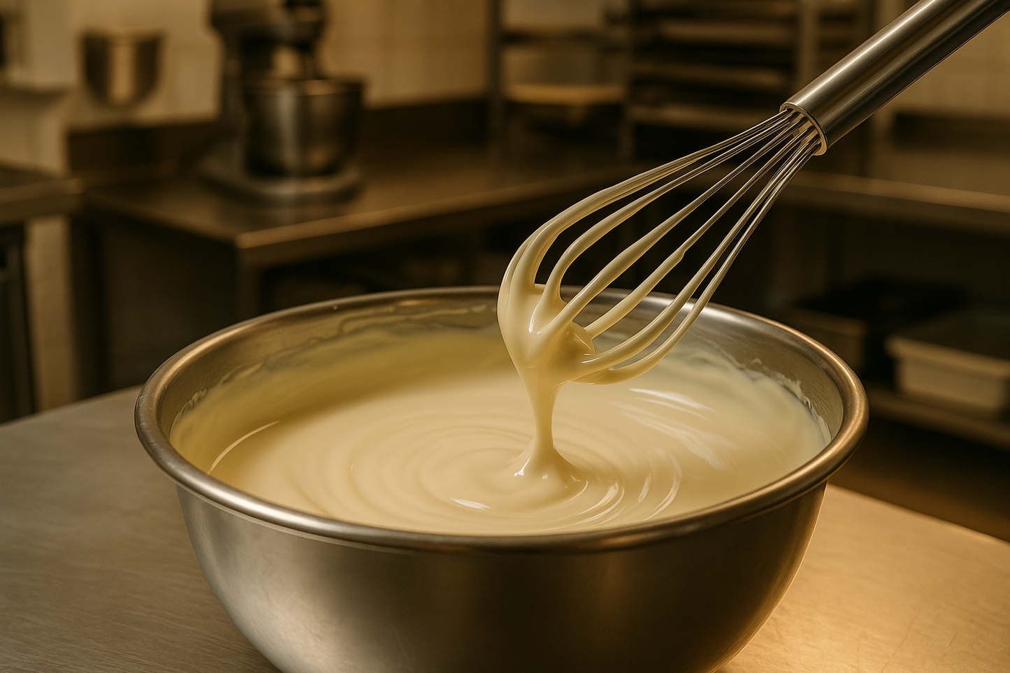 Chocolate blanco derretido listo para usar